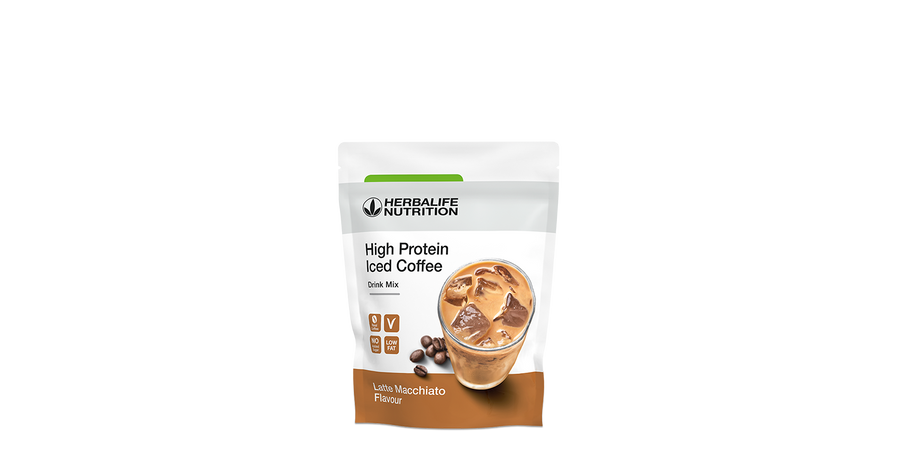 High Protein Iced Coffee o smaku Latte Macchiato 308 g — zdjęcie produktu