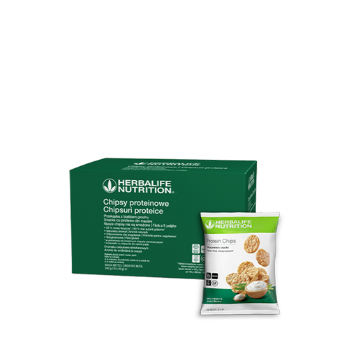 Chipsy proteinowe o smaku Cebulowo-Śmietanowym 30 g — zdjęcie produktu