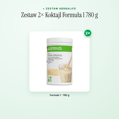 Zestaw 2× Koktajl Formuła 1 780 g — zawartość zestawu