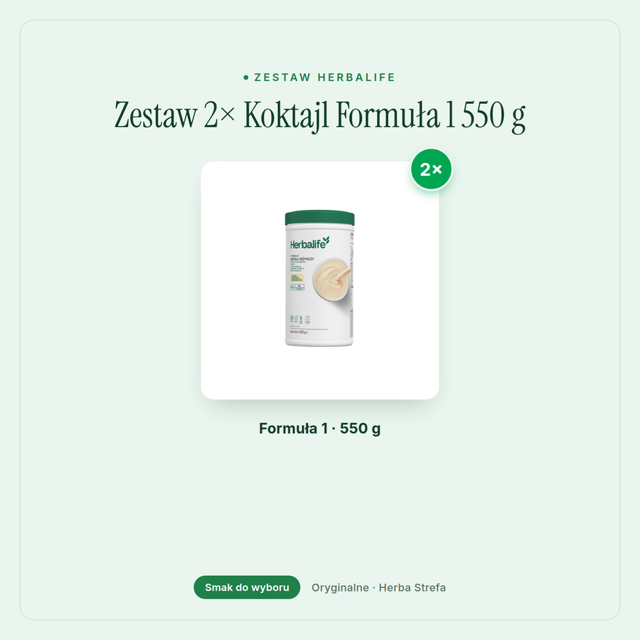 Pakiet 2× koktajl Formuła 1 550 g