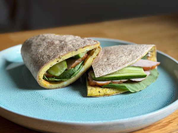 Proteinowa tortilla à la kanapka, zdjęcie autorskie Aliny Paszek