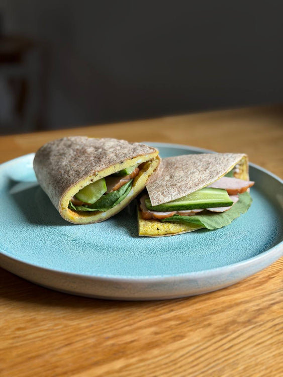 Proteinowa tortilla à la kanapka, zdjęcie autorskie Aliny Paszek