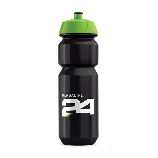 Bidon Herbalife24 750 ml czarny z zielonym ustnikiem