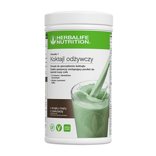 Formuła 1 Koktajl odżywczy o smaku Mięty z Czekoladą 550 g — zdjęcie produktu