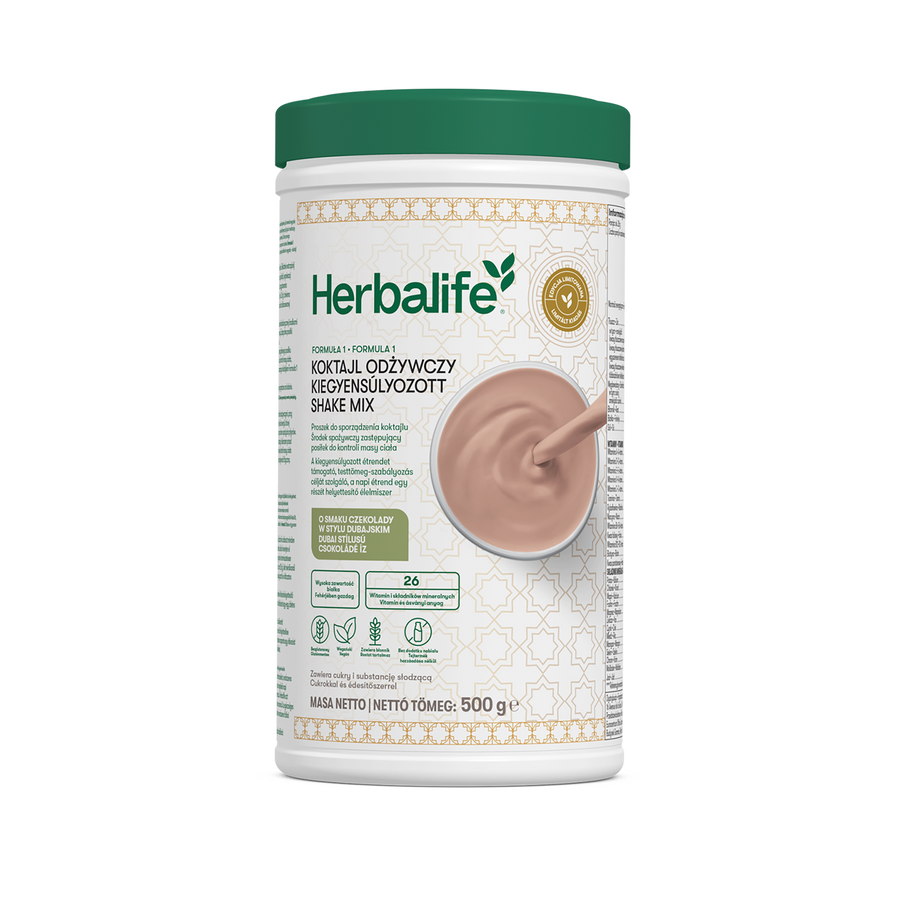 Formuła 1 Koktajl odżywczy o smaku czekolady w stylu dubajskim 500 g, Herbalife