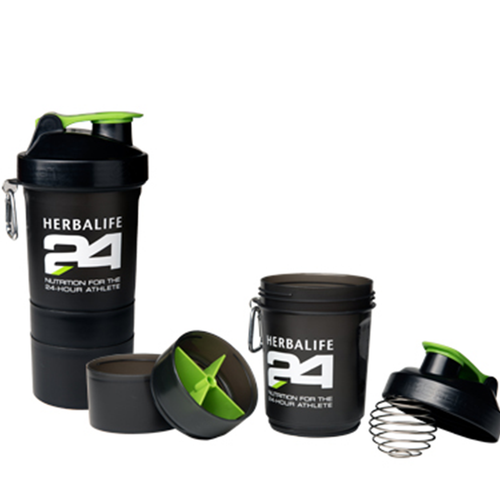Supershaker Herbalife24 czarny z kulką mieszającą