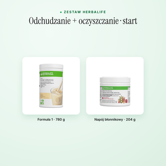 Odchudzanie + oczyszczanie start — koktajl + błonnik